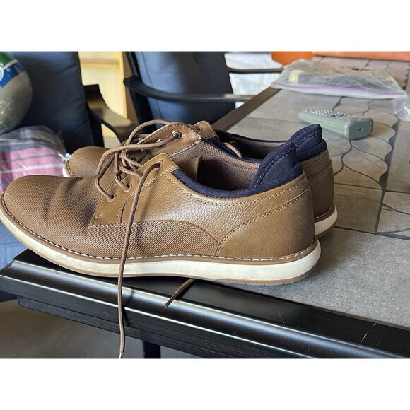 Aldo Luca Casual Cognac Low Top Sneakers Men's‎ Size 9 - Picture 1 of 10